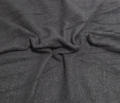 Sherpa Fleece Black Stretchy Modal Blend
