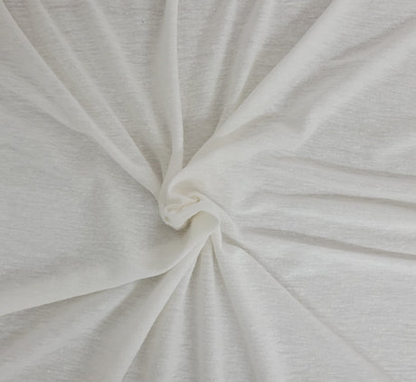 Linen Jersey Knit Off White