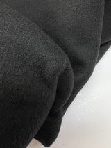 Black Bonded Wool Tweed