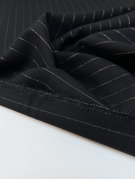 Wool Twill With Lurex