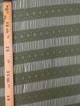 Polyamide Knitted Green Panel Print