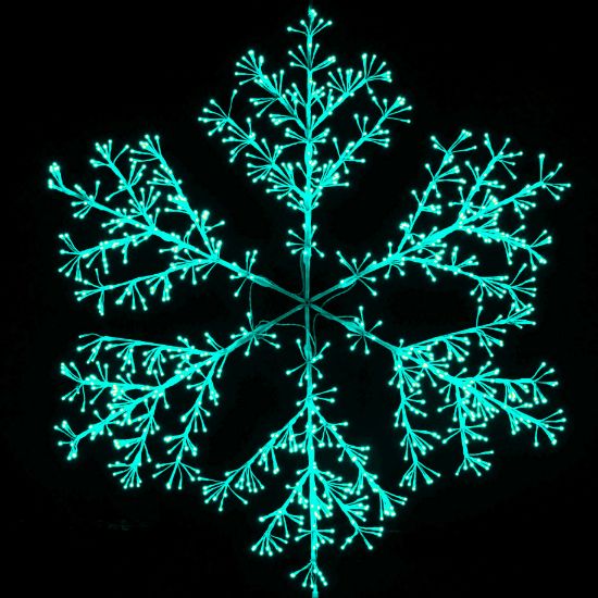 60" Sparkler Snowflake LED RGBWW