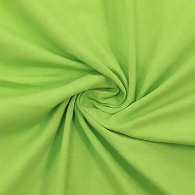 Cotton Spandex Jersey Knit Fabric Lime
