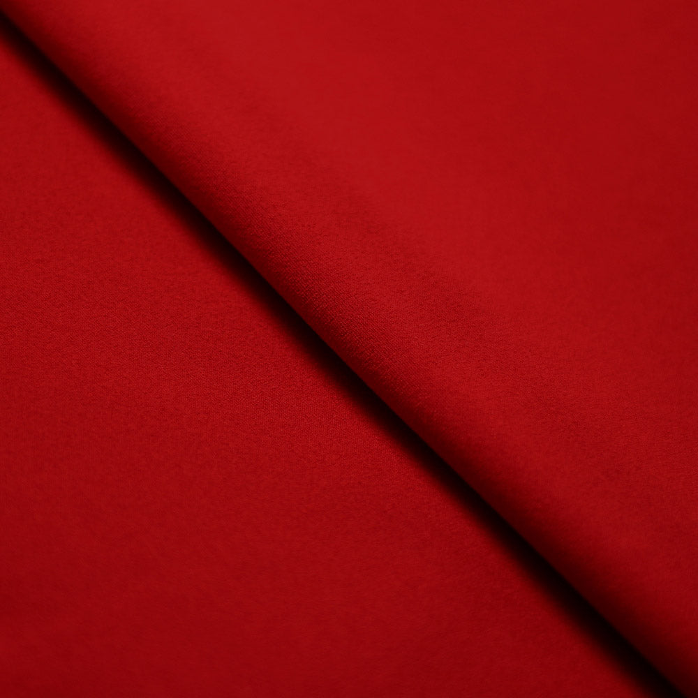 Brushed Tricot Polyester Spandex Fabric - Solid Colors, 58/60" Width (1 Yard)
