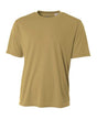A4 NB3142 Youth Cooling Performance Crew Micro Poly Interlock Fabric - Vegas Gold, 44+ UPF, Moisture Wicking, Stain Release (1 Piece)