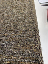Pen Pal Latex Backed Mocha Tweed Chenille Upholstery Fabric - Mocha With Beige Rust Hints, 56" Width (By The Yard)