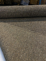 Pen Pal Latex Backed Mocha Tweed Chenille Upholstery Fabric - Mocha With Beige Rust Hints, 56" Width (By The Yard)