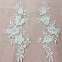 3D Floral Lace Applique Mesh