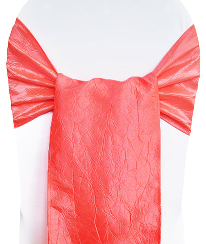 Crushed Taffeta Chair Sash Sample