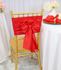 Crushed Taffeta Chair Sash Sample