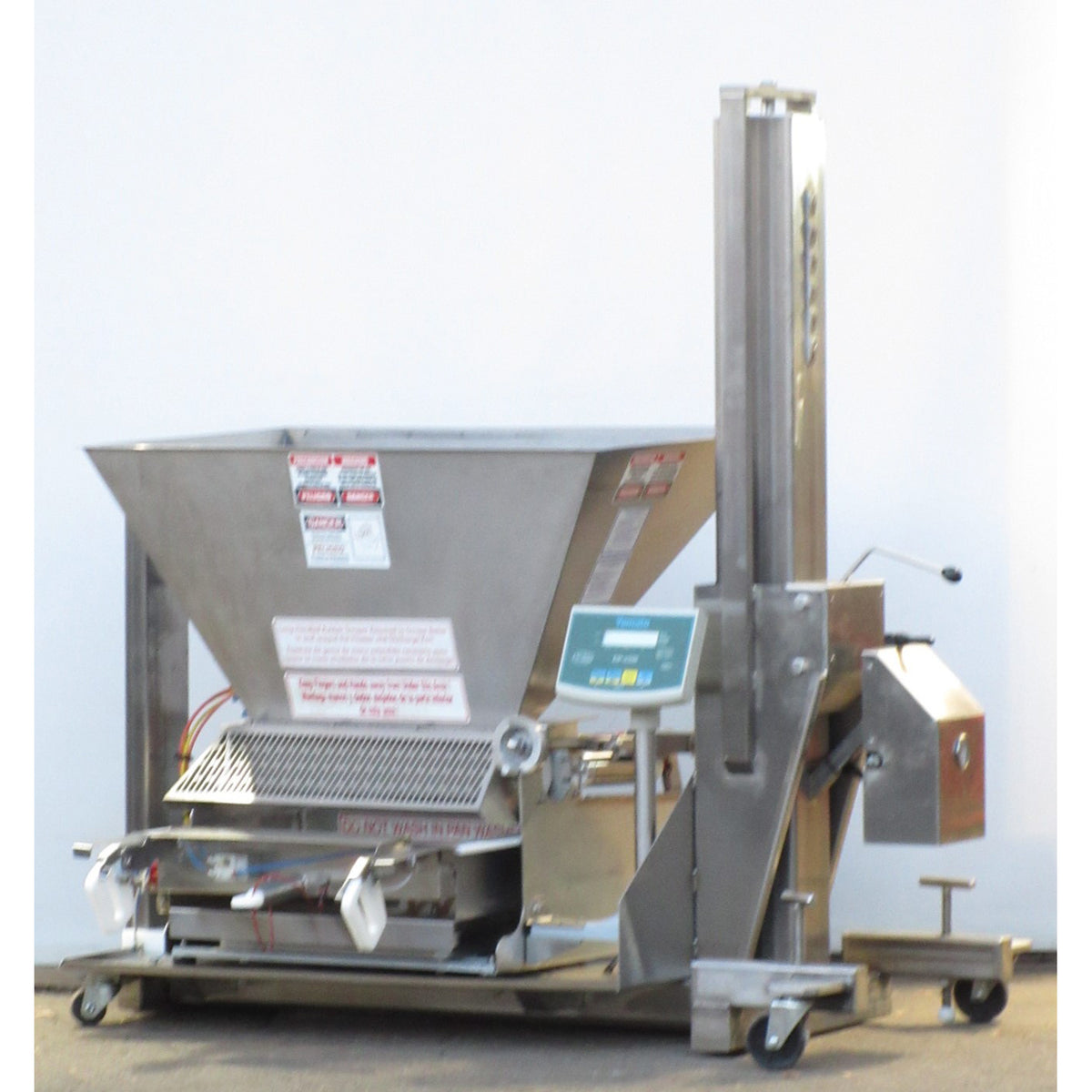 Hinds-Bock 5P-08WT Muffin Depositor, On FMA Muffin Lift, Used Excellent Condition
