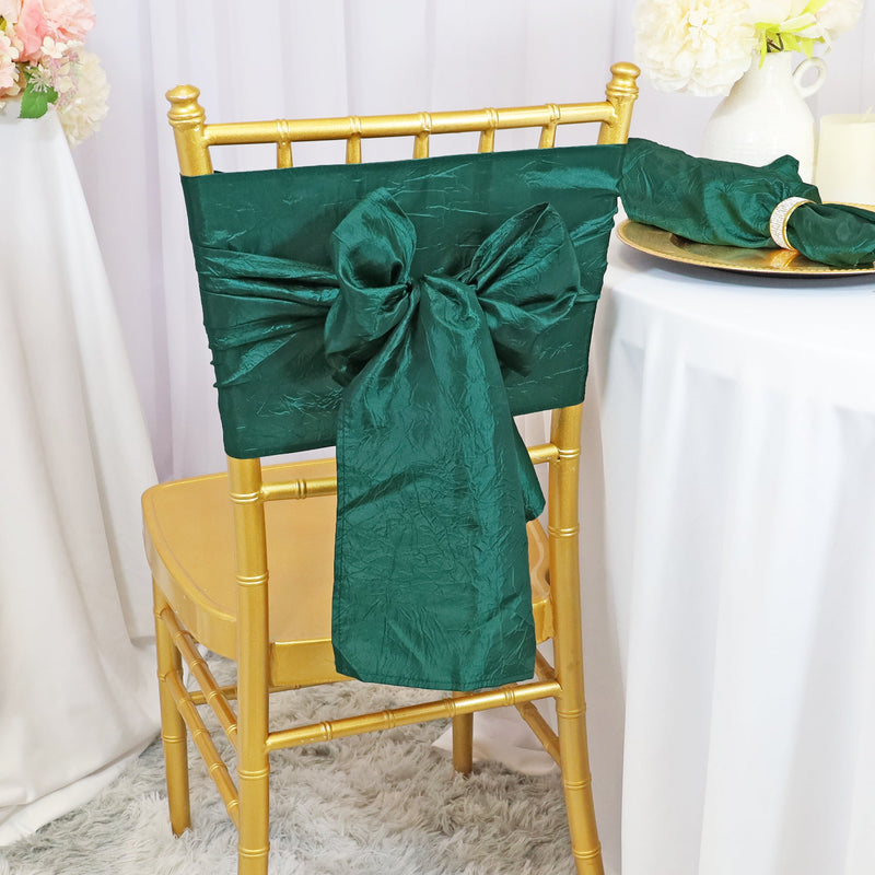 Crushed Taffeta Chair Sashes Sample