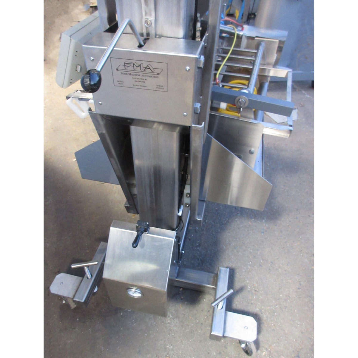 Hinds-Bock 5P-08WT Muffin Depositor, On FMA Muffin Lift, Used Excellent Condition