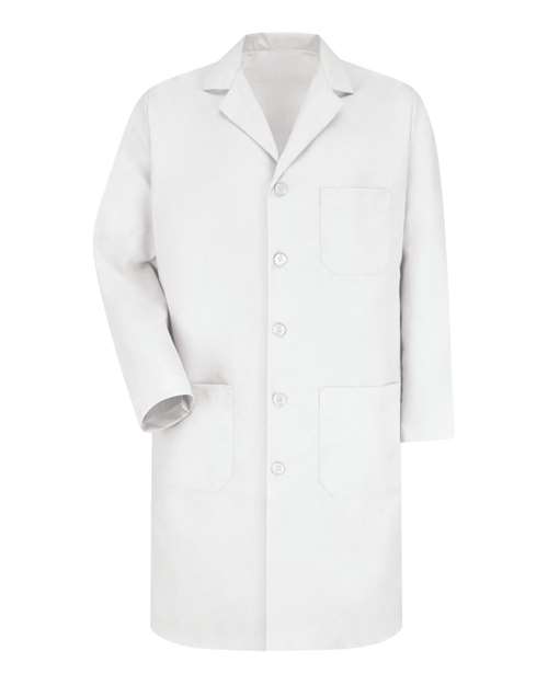 Red Kap Unisex Tall Button Front Lab Coat