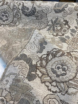 Motemi Toile Leopard Graystone Chenille Fabric - Gray Taupe Beige Leopard Toile, 58" Width (1 Yard)