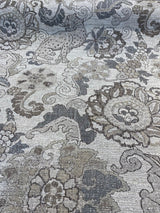Motemi Toile Leopard Graystone Chenille Fabric - Gray Taupe Beige Leopard Toile, 58" Width (1 Yard)
