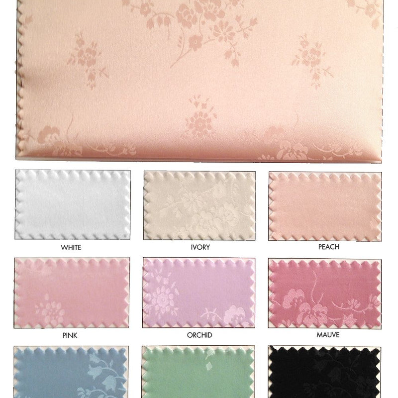 Spandex Satin Jacquard Polyester Spandex Fabric - Mauve/Orchid, 57/58" Width (1 Yard)