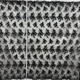 Embroidered Lace Net Mesh Bridal Fabric