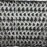 1 Yard Corded Bridal Lace Fabric Embroidered on 100% Polyester Net Mesh – Silver – 53"