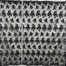 1 Yard - Corded Bridal Lace Fabric Embroidered on 100% Polyester Net Mesh - 53" Wide
