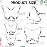 Butterfly Cookie Cutter Set-5 Piece-Butterfly Fondant Biscui Cutters