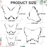 Butterfly Cookie Cutter Set-5 Piece-Butterfly Fondant Biscui Cutters