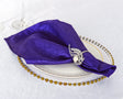 Crushed Taffeta Dinner Napkin 20x20 Regency Purple