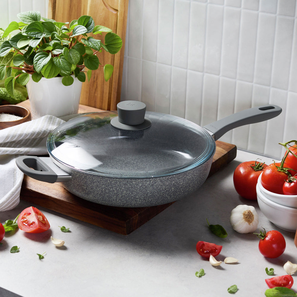 Zwilling Ceramic Nonstick Saute Pan with Lid, 3.9 Qt.