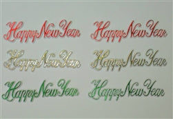 Happy New Years Cupcake Picks - 6 Pack