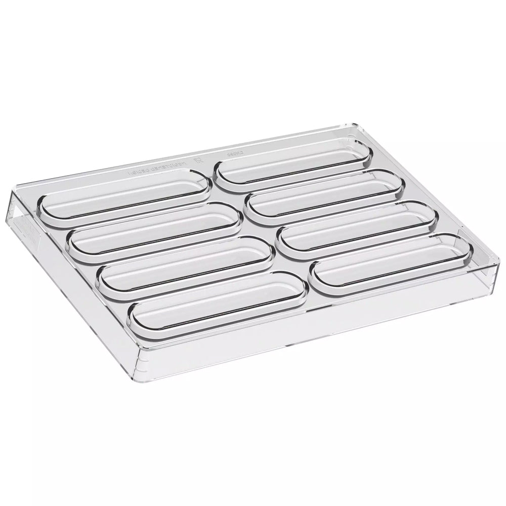 Silikomart SNACK BAR 2 Tritan Chocolate Mold, 8 Cavities