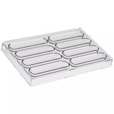 Silikomart SNACK BAR 2 Tritan Chocolate Mold, 8 Cavities
