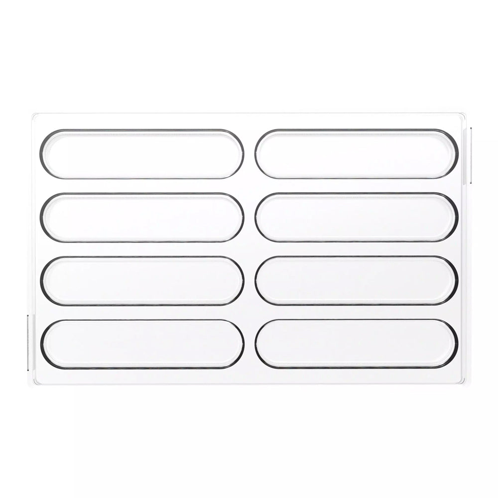 Silikomart SNACK BAR 2 Tritan Chocolate Mold, 8 Cavities