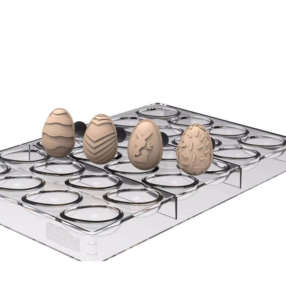 Silikomart Easter Chocolate Stamps with Chocolate Mold, 24 Cavities