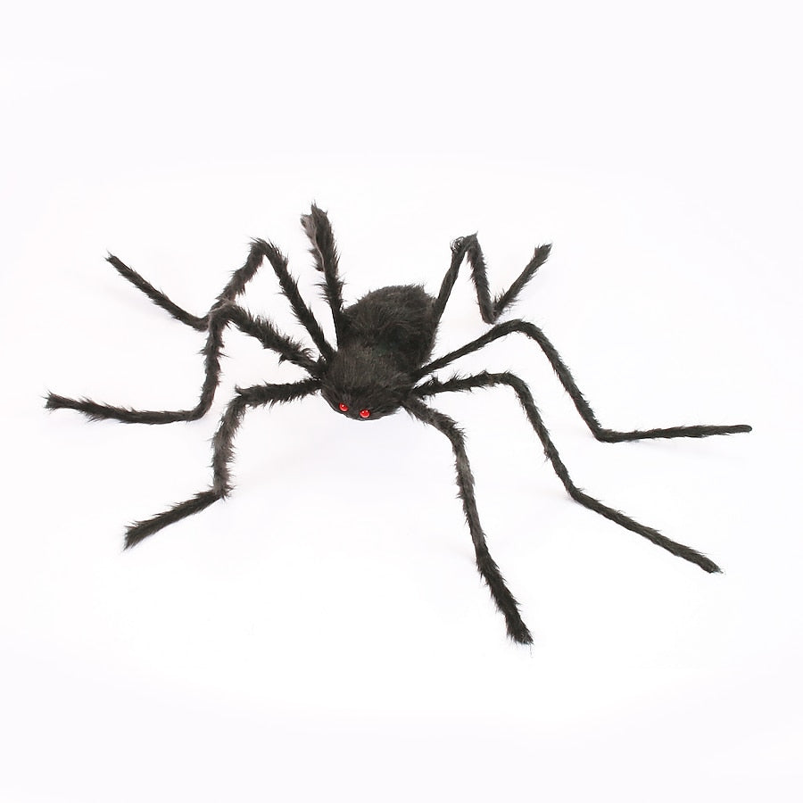 50 Inch Freestanding Halloween Spider Figurine Posable Legs Decoration For Best Decoration