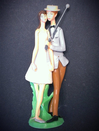 Girl And Boy Couple Cake Topper - Wilton 1301-552