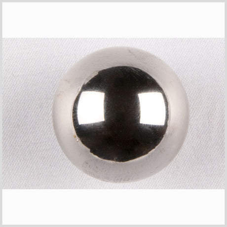 Silver Metal Coat Button - 36L/23mm