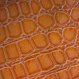 Orange Vinyl Crocodile, 55″ Inches Wide,