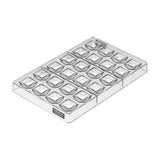 Silikomart DOMUS Tritan Chocolate Mold, 24 Cavities