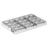 Silikomart AMORE Tritan Heart Chocolate Mold, 24 Cavities