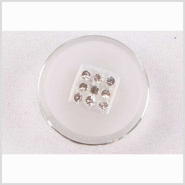 Crystal Glass Button - 22L/14mm