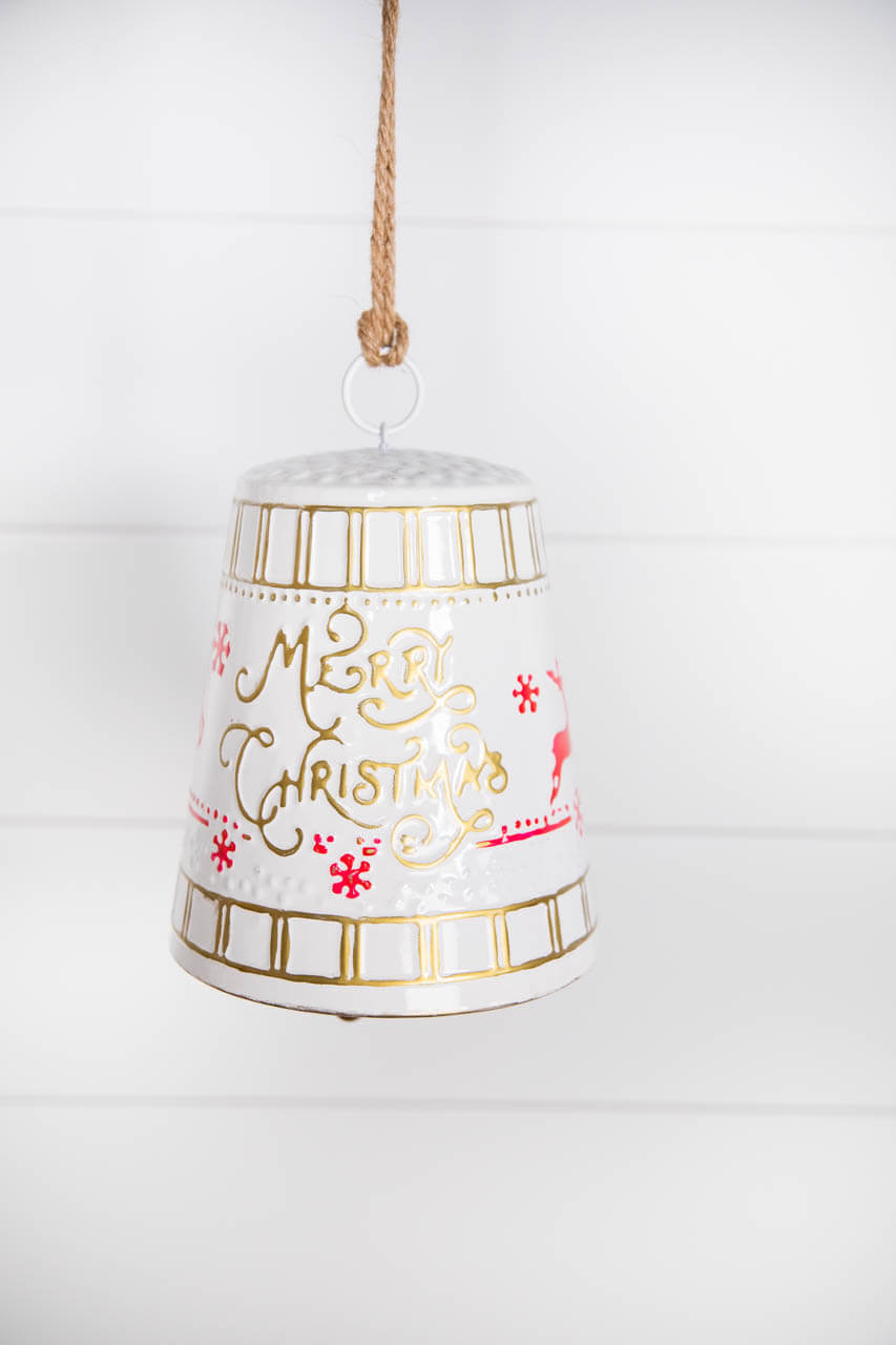 10” Metal Christmas Bell