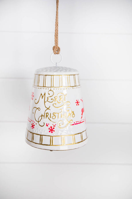 10” Metal Christmas Bell