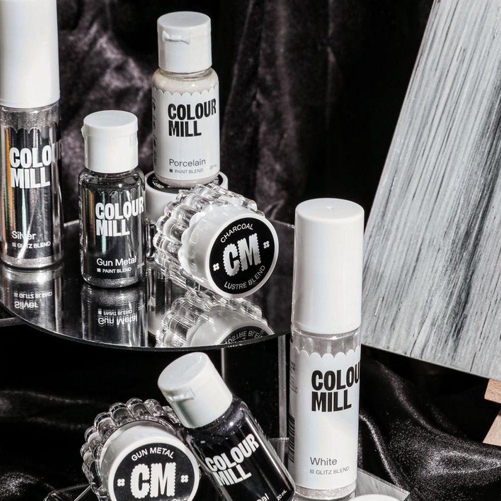 Colour Mill White Glitz Blend Edible Glitter Pump, 25 ml.