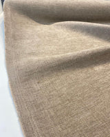 Sunbrella Outdoor Chenille Bliss Velvet Acrylic Fabric - Taupe Upholstery, Plush Weave, 54" Width (1 Yard)