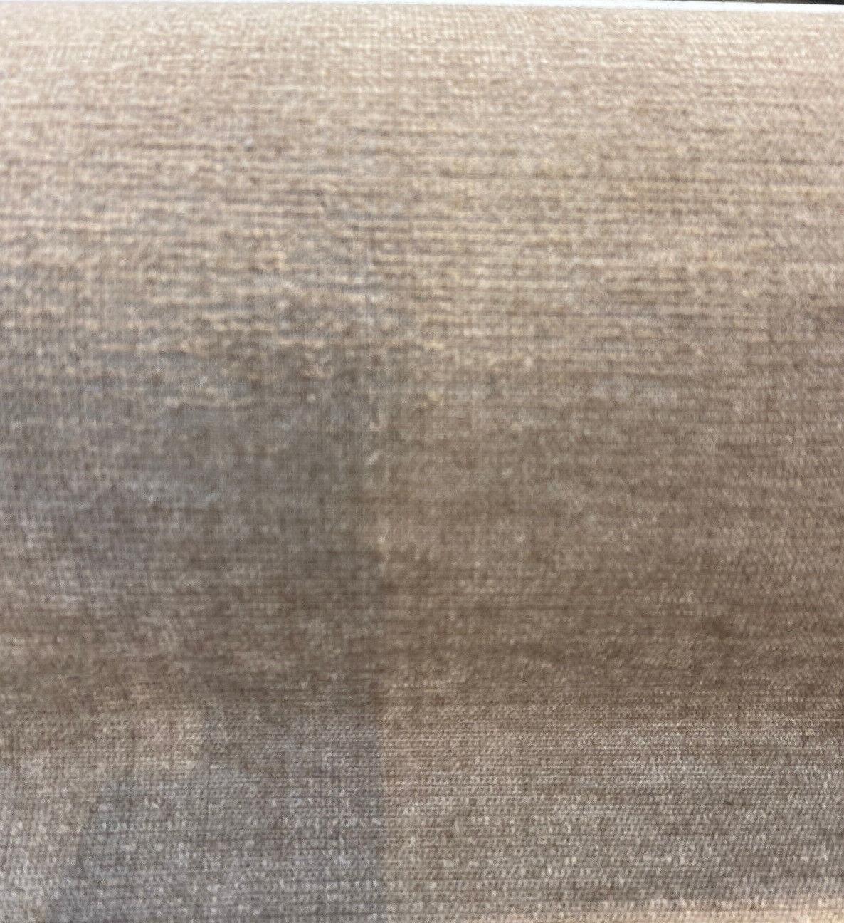 Sunbrella Outdoor Chenille Bliss Velvet Acrylic Fabric - Taupe Upholstery, Plush Weave, 54" Width (1 Yard)