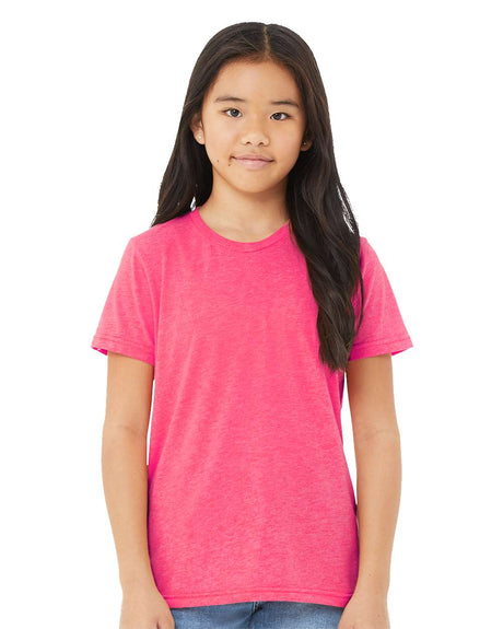 BELLA + CANVAS® Slim Fit Youth Crewneck Short Sleeve Tee