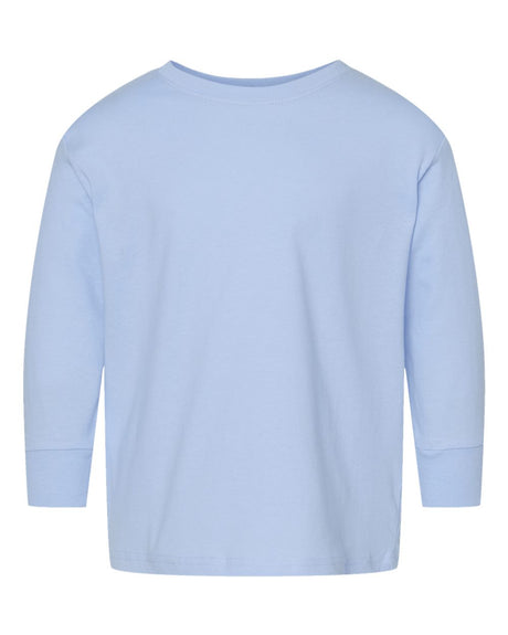 RADYAN® Toddler Fine Jersey Crewneck Long Sleeve Tee - 3302