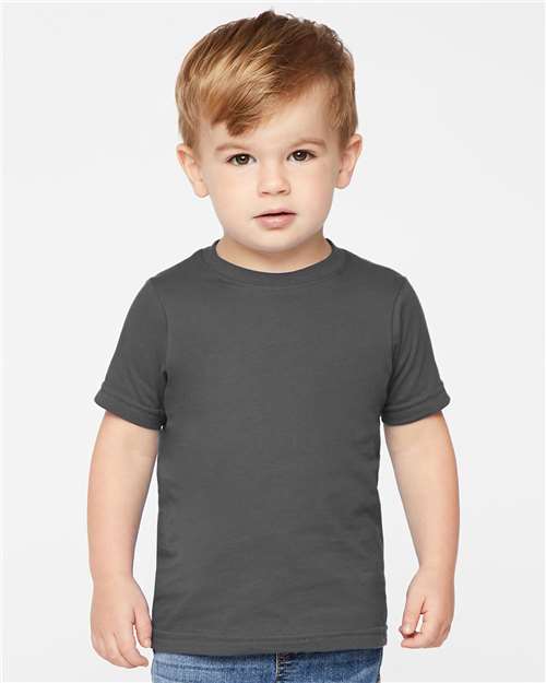 RADYAN® Toddler Fine Jersey Crewneck Short Sleeve Tee - 3321