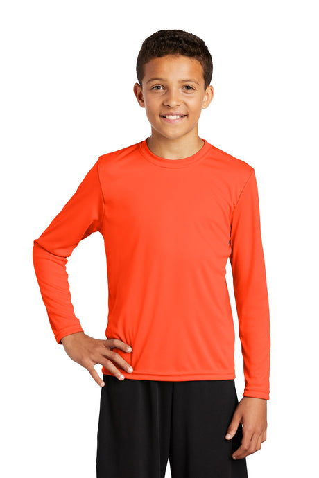 Sport-Tek® Crewneck Long Sleeve T-Shirt for Youth