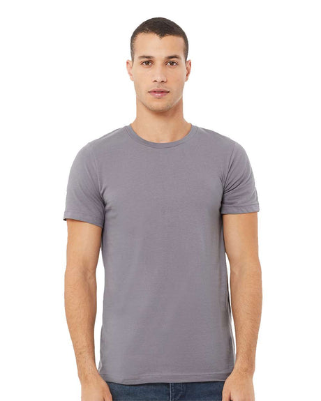 BELLA + CANVAS® Men’s Premium Jersey Crewneck Short Sleeve Tee for Everyday Wear
